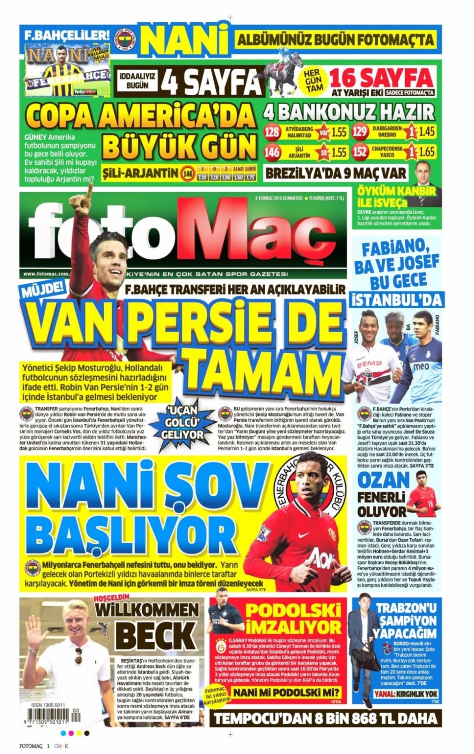 4 Temmuz gazete manşetleri 12