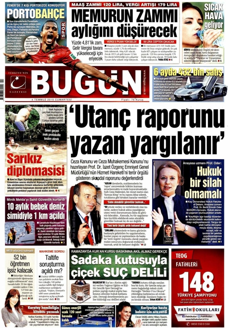 4 Temmuz gazete manşetleri 13