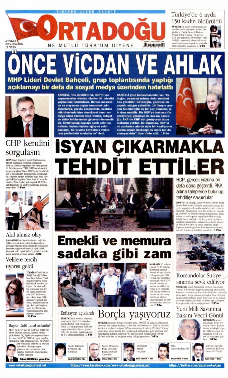 4 Temmuz gazete manşetleri 14