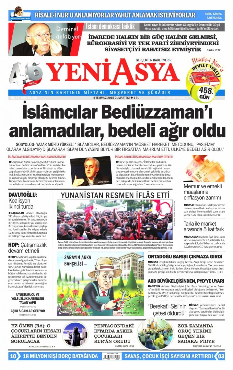 4 Temmuz gazete manşetleri 18