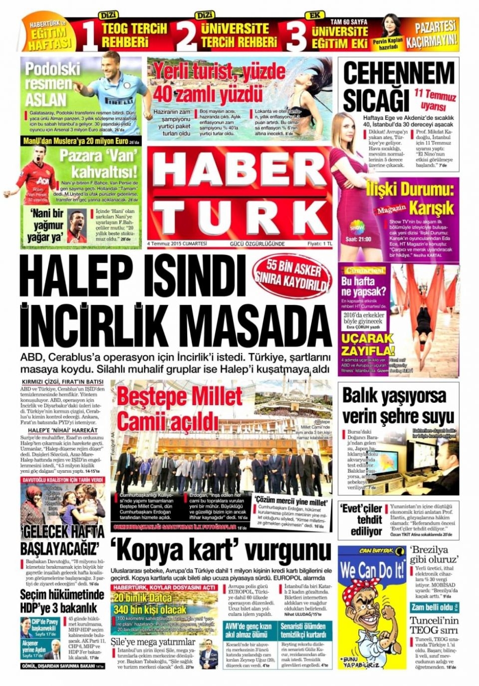 4 Temmuz gazete manşetleri 27