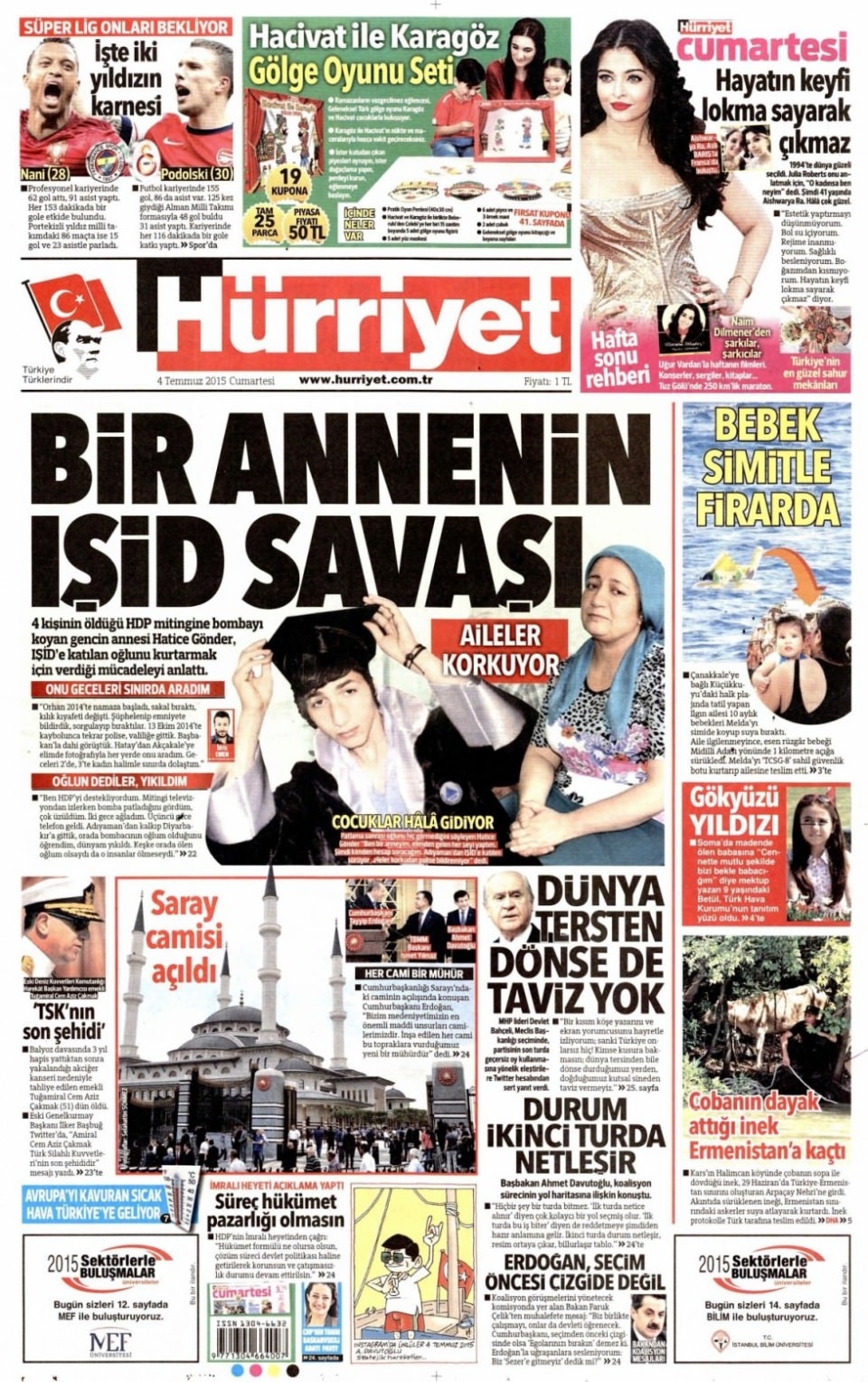 4 Temmuz gazete manşetleri 5