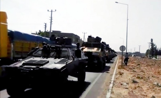 Suriye sınırına askeri sevkiyat başladı 6