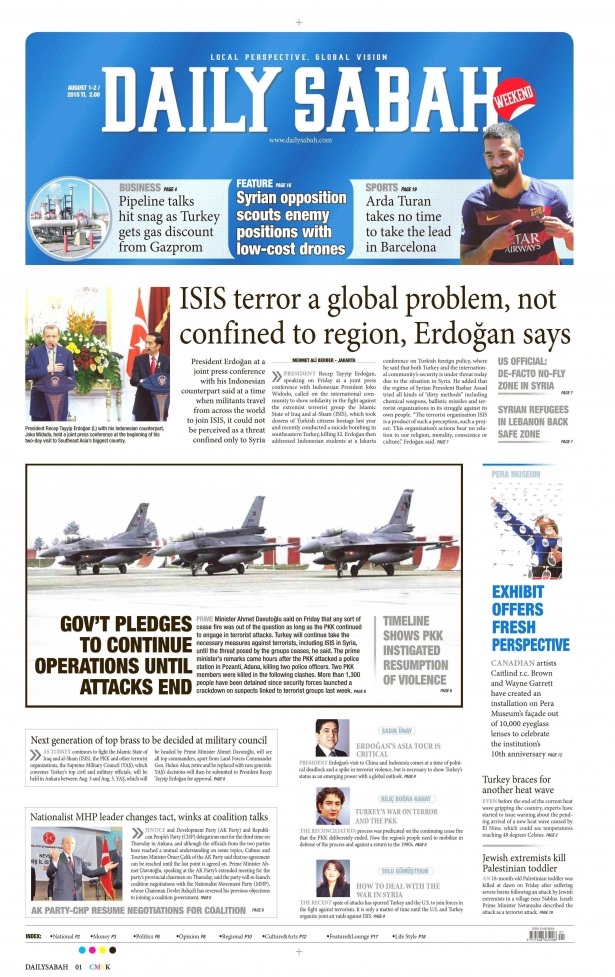 1 Ağustos 2015 gazete manşetleri 17