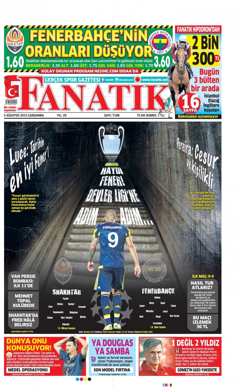 5 Ağustos 2015 gazete manşetleri 5