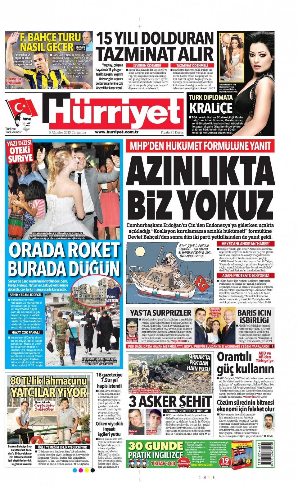 5 Ağustos 2015 gazete manşetleri 9