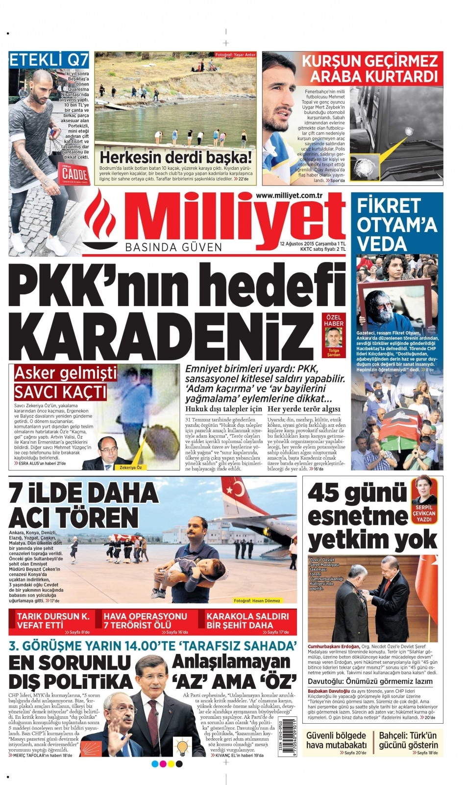 12 Ağustos 2015 gazete manşetleri 11