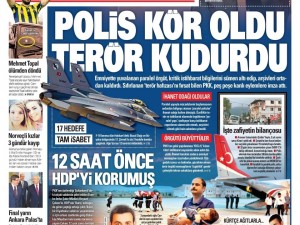 12 Ağustos 2015 gazete manşetleri