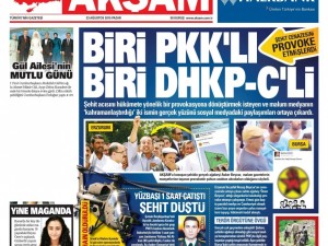 23 Ağustos 2015 gazete manşetleri