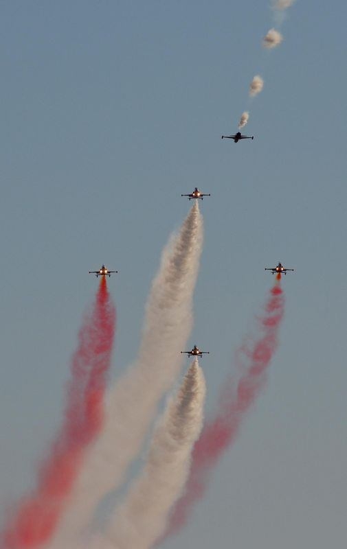 Türk Yıldızlarının gösteri uçuşu nefes kesti 7