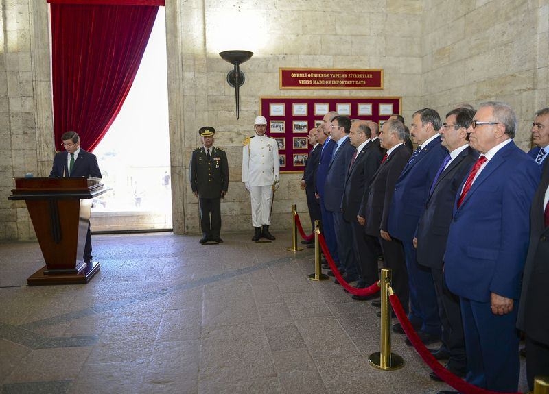 Kabine üyeleri Anıtkabir'de 34