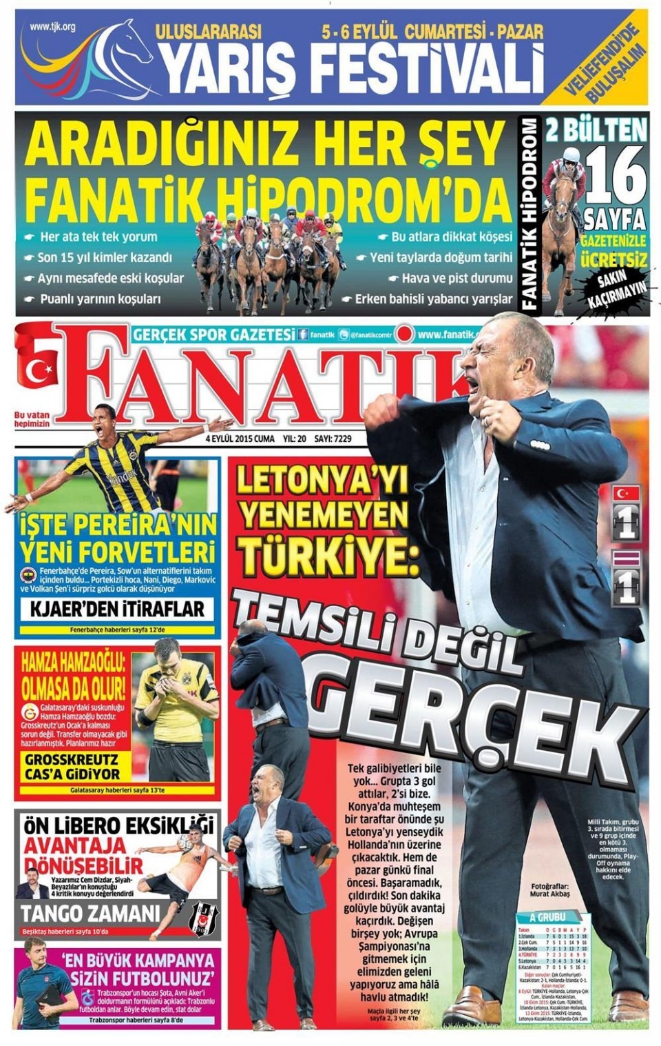 4 Eylül 2015 gazete manşetleri 4