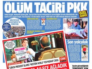 5 Eylül 2015 Cumartesi gününün gazete manşetleri