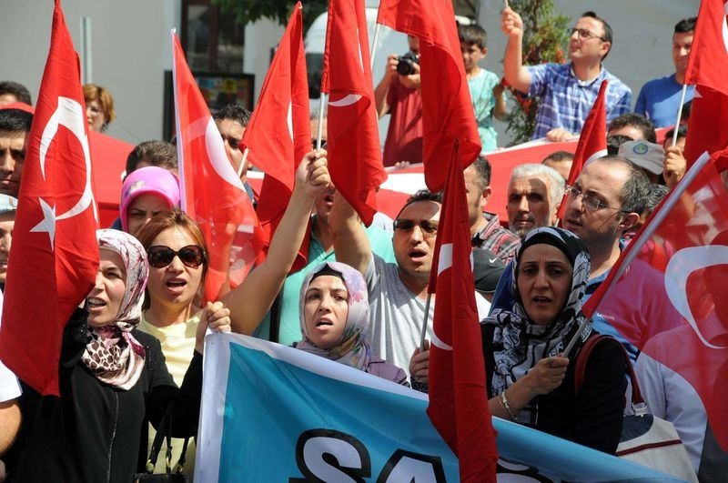 Türkiye'de teröre lanet yürüyüşleri 140