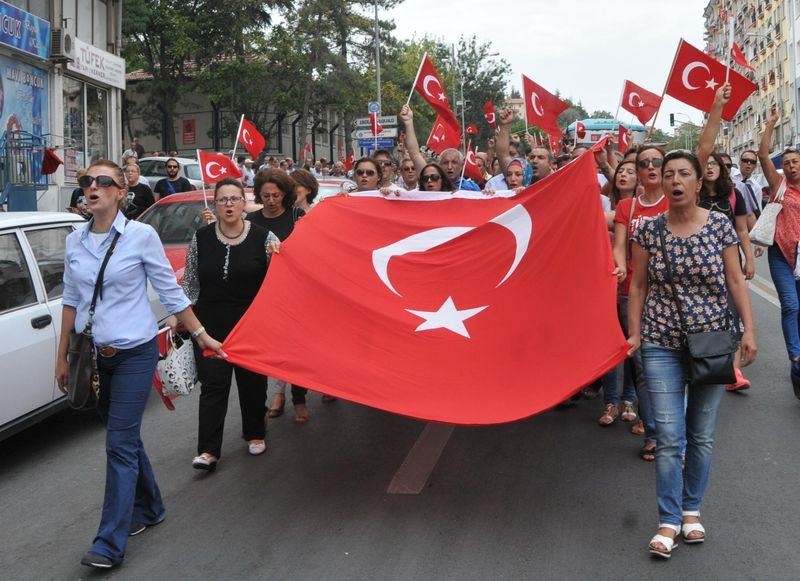 Türkiye'de teröre lanet yürüyüşleri 17