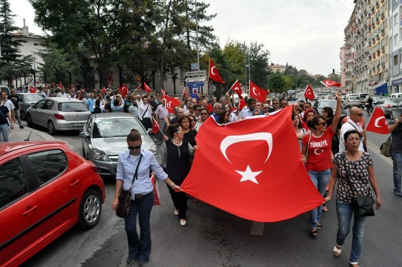 Türkiye'de teröre lanet yürüyüşleri 18