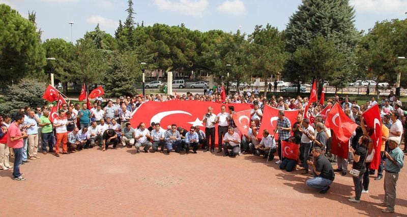 Türkiye'de teröre lanet yürüyüşleri 42