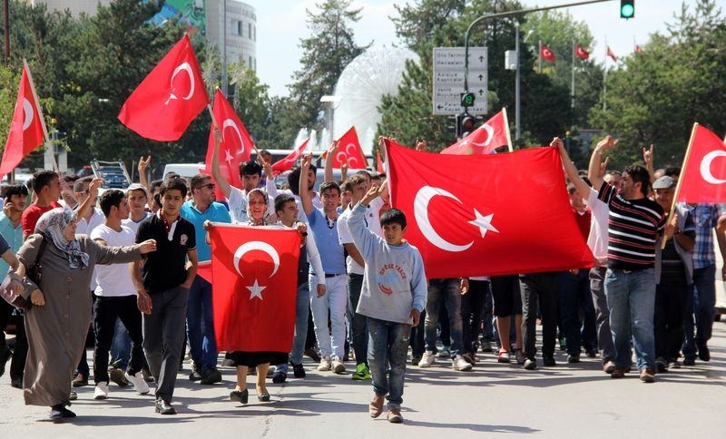 Türkiye'de teröre lanet yürüyüşleri 72