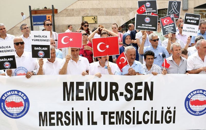 Türkiye'de teröre lanet yürüyüşleri 88