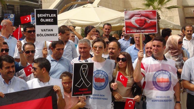 Türkiye'de teröre lanet yürüyüşleri 89