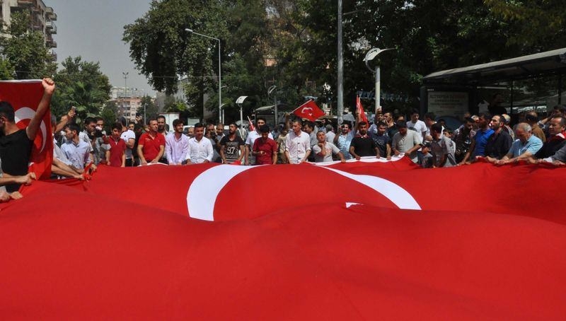 Türkiye'de teröre lanet yürüyüşleri 99