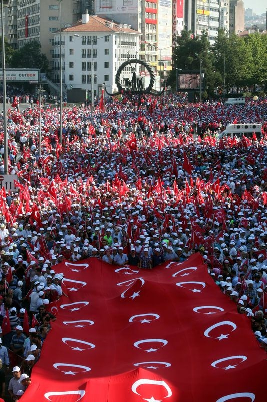Ankara'da "Teröre Hayır, Kardeşliğe Evet" yürüyüşü 11