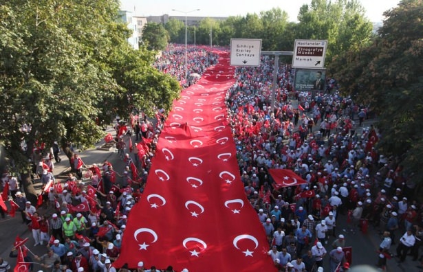 Ankara'da "Teröre Hayır, Kardeşliğe Evet" yürüyüşü 13