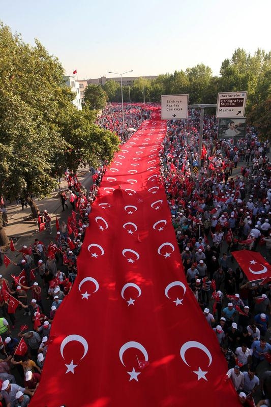 Ankara'da "Teröre Hayır, Kardeşliğe Evet" yürüyüşü 14