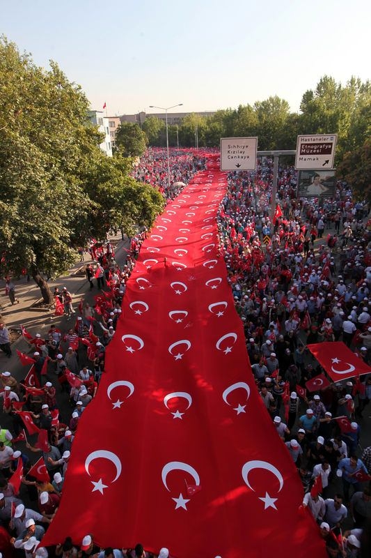 Ankara'da "Teröre Hayır, Kardeşliğe Evet" yürüyüşü 17