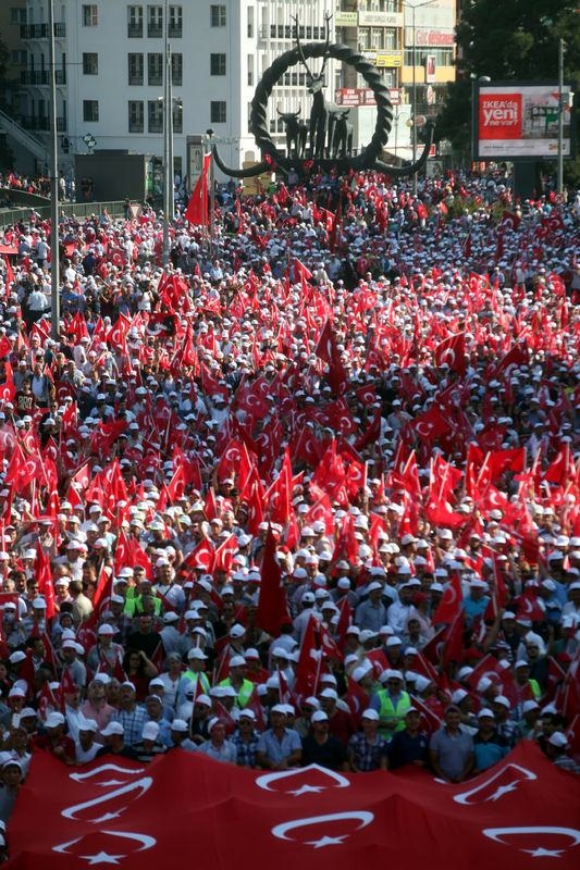 Ankara'da "Teröre Hayır, Kardeşliğe Evet" yürüyüşü 5