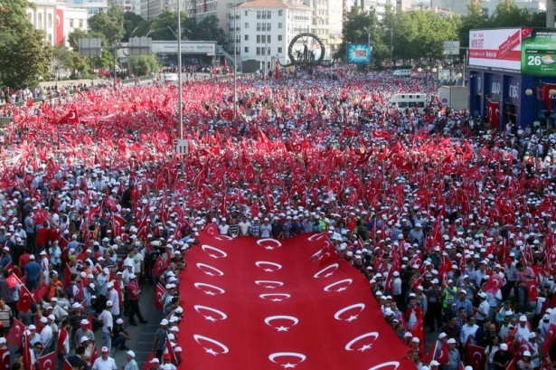 Ankara'da "Teröre Hayır, Kardeşliğe Evet" yürüyüşü 7