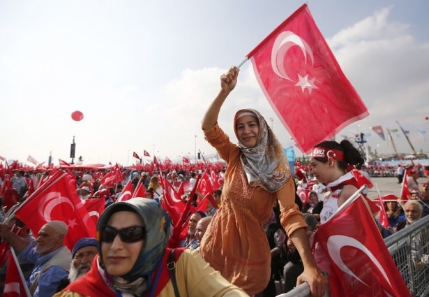 Milyonlar teröre karşı Yenikapı'ya akın etti 32