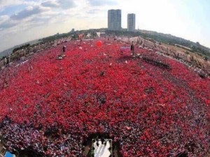 Milyonlar teröre karşı Yenikapı'ya akın etti