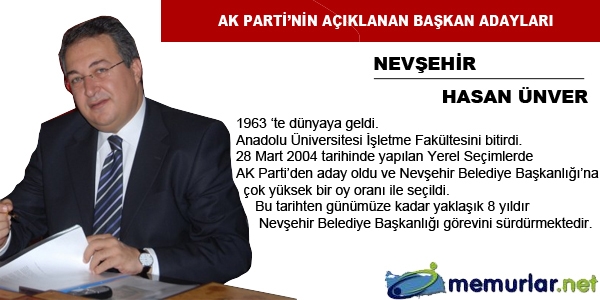 Erdoğan, 21 ilin başkan adayını daha açıkladı 13