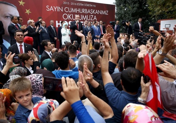 Erdoğan, mezun olduğu okulda 5