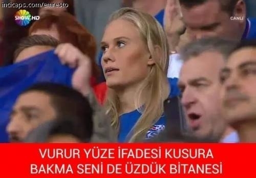 Türkiye - İzlanda maçı capsleri 1