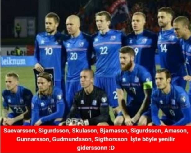 Türkiye - İzlanda maçı capsleri 33