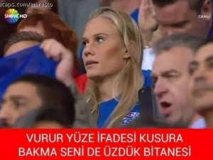 Türkiye - İzlanda maçı capsleri