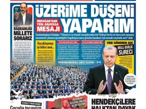 5 Kasım 2015 gazete manşetleri