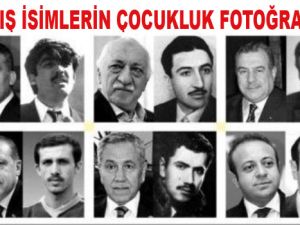 Tanınmış isimlerin çocukluk fotoğrafları