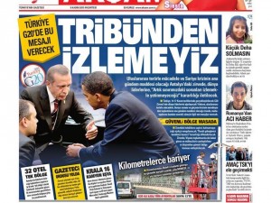 9 Kasım 2015 gazete manşetleri