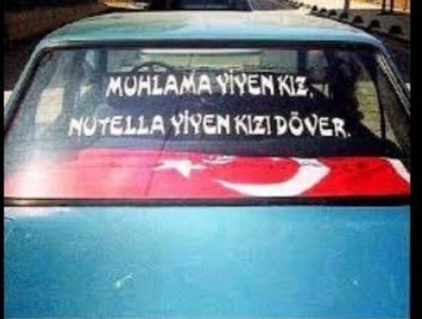 Türklere özgü araba arkası yazıları 12