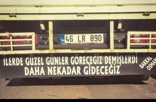 Türklere özgü araba arkası yazıları 13