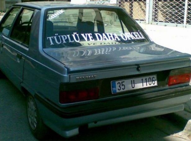 Türklere özgü araba arkası yazıları 15