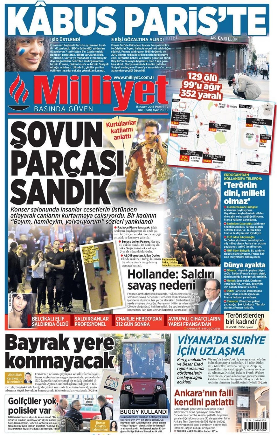 15 Kasım 2015 gazete manşetleri 11