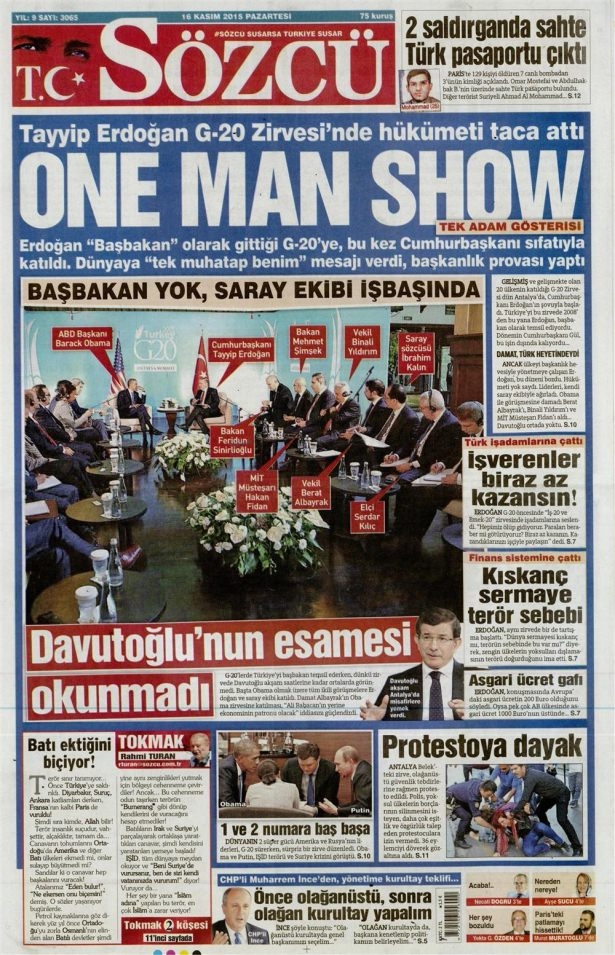 16 Kasım 2015 gazete manşetleri 15
