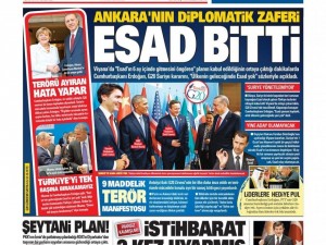 17 Kasım 2015 gazete manşetleri