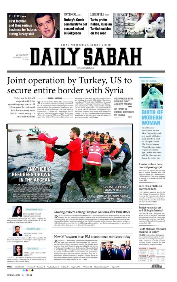 17 Kasım 2015 gazete manşetleri 15