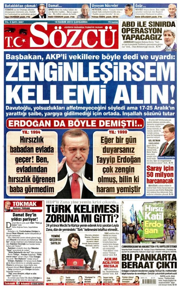 17 Kasım 2015 gazete manşetleri 16
