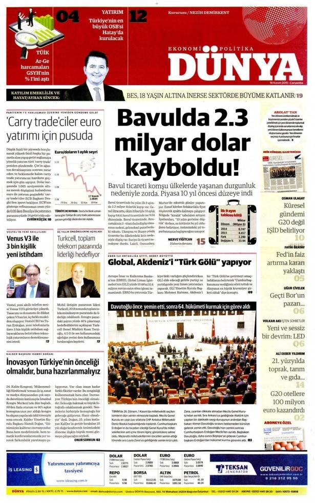 17 Kasım 2015 gazete manşetleri 29